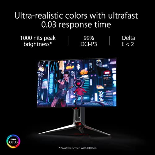ASUS ROG Swift OLED PG27AQDM 27" - Imagen 2
