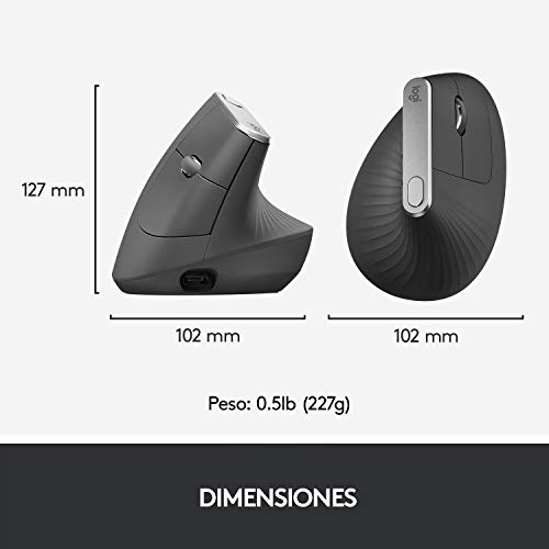 Logitech MX Ratón Vertical - Imagen 8