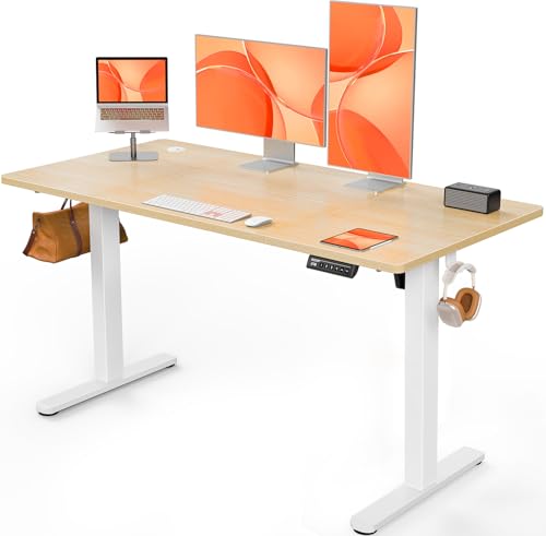 ErGear Escritorio Elevable Eléctrico, 140 x 70 cm - Imagen 1