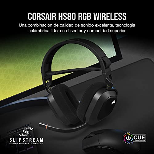 Corsair HS80 RGB WIRELESS Auriculares Inalámbricos - Imagen 6