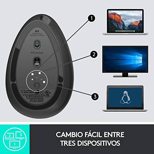 Logitech MX Ratón Vertical - Imagen 9