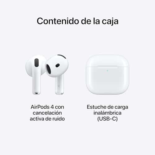 Apple AirPods 4 cancelación Activa de Ruido - Miniatura 3