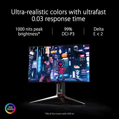 ASUS ROG Swift OLED PG27AQDM 27" - Miniatura 2