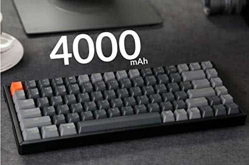Keychron K2 Teclado mecánico inalámbrico Bluetooth/USB para juegos, compacto 84 teclas RGB LED retroiluminado N-Key Rollover marco de aluminio para Mac Windows, Gateron G Pro Brown Switch,( US-Layout) - Miniatura 8