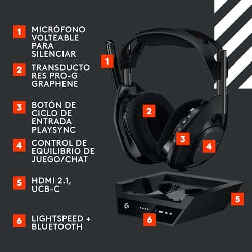 Logitech G Astro A50 X LIGHTSPEED - Miniatura 6