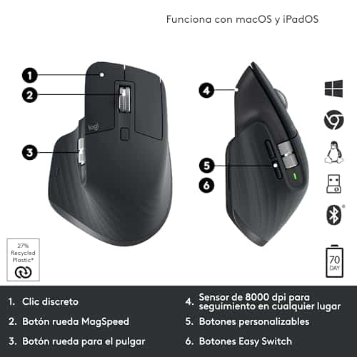 Logitech MX Master 3S - Miniatura 7