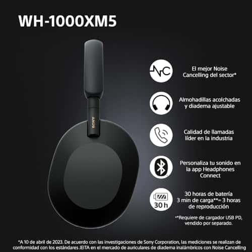 Sony WH-1000XM5 Noise Cancelling - Miniatura 11