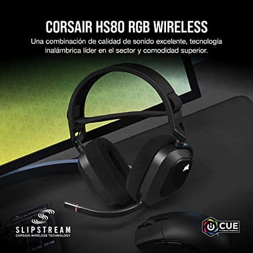 Corsair HS80 RGB WIRELESS Auriculares Inalámbricos - Miniatura 6